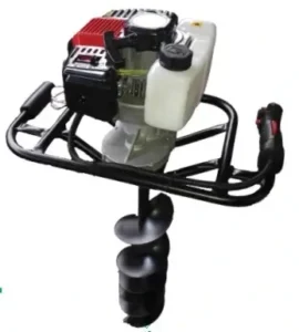 Professional HOZUGAWA HG-52 earth auger available at Joo Huat Chai Kee for fence post and foundation drilling