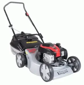 Professional MASPORT MAXICATCH 450ST petrol lawn mower available at Joo Huat Chai Kee for garden maintenance