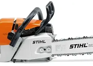Heavy-duty STIHL MS361 chainsaw available at Joo Huat Chai Kee with long guide bar for forestry applications