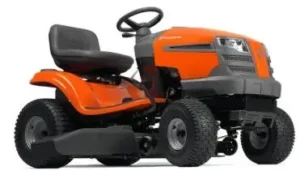 Professional HUSQVARNA TS138 lawn tractor available at Joo Huat Chai Kee with comfortable seat and steering wheel